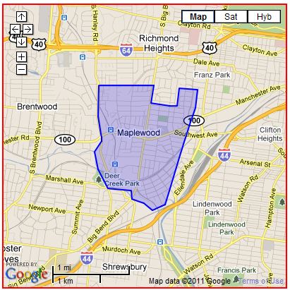 St. Louis Community ~ Maplewood, MO maplewood map St. Louis Community ~ Maplewood, MO
