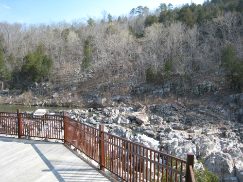 Johnson's Shut-Ins - deck view