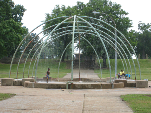 Old North park water fountain