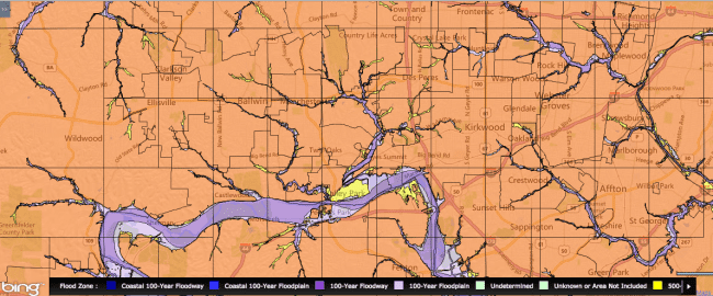 St. Louis flood zone map | Arch City Homes