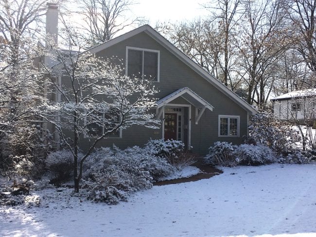 Winter house - S Park Webster Groves MO