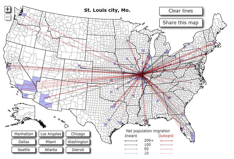 Are More People Moving To or Away from St. Louis?