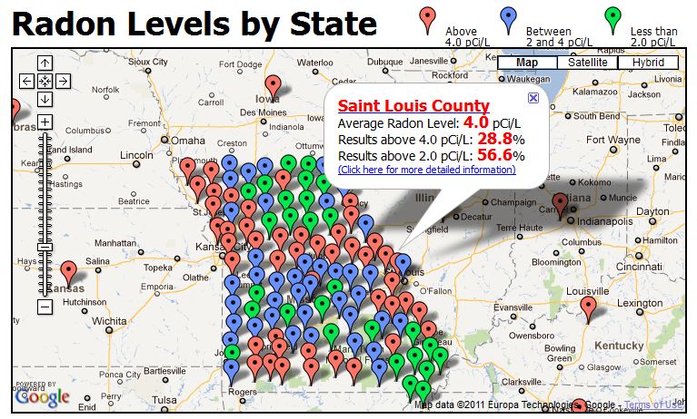 Radon Risk in Missouri Homes