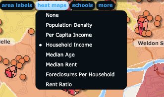 Hoptpads heat map options