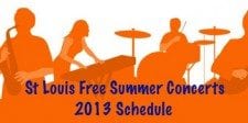 St. Louis Free Summer Concerts Schedule - Arch City Homes #stlouis